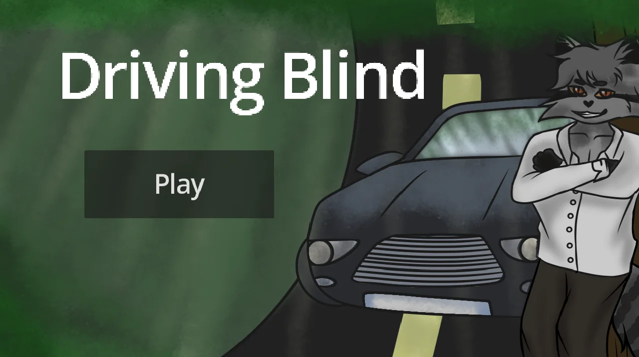 Driving Blind title screen